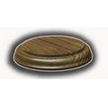 Solid Walnut Bases - Round Base (3/4"x3")